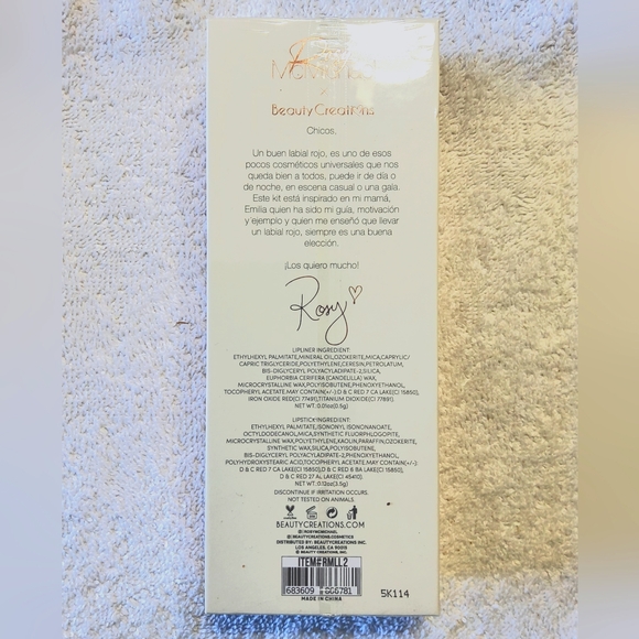 Beauty Creations The True Red Kit BRAND NEW/SEALED - Picture 6 of 7